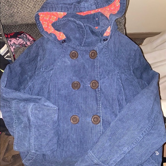 Juniors, size large, Billabong corduroy jacket. Blue. Worn only a few times. - Picture 1 of 1
